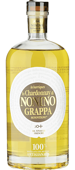 Grappa Lo Chardonnay – Invecchiata 12 mesi in barriques Monovitigno, Nonino