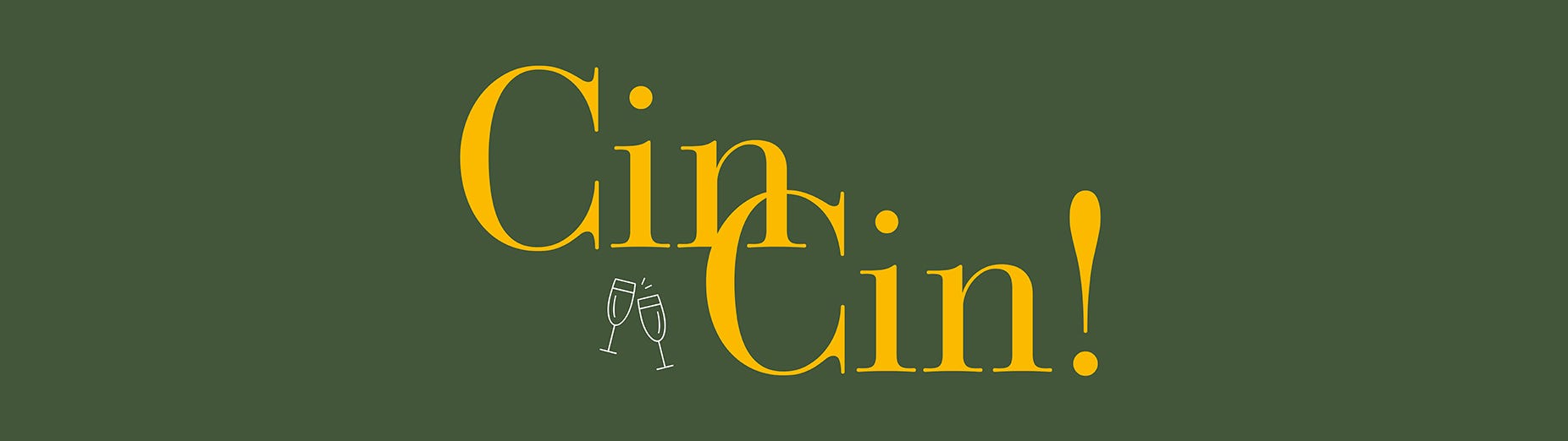 Schriftzug «Cin Cin!»