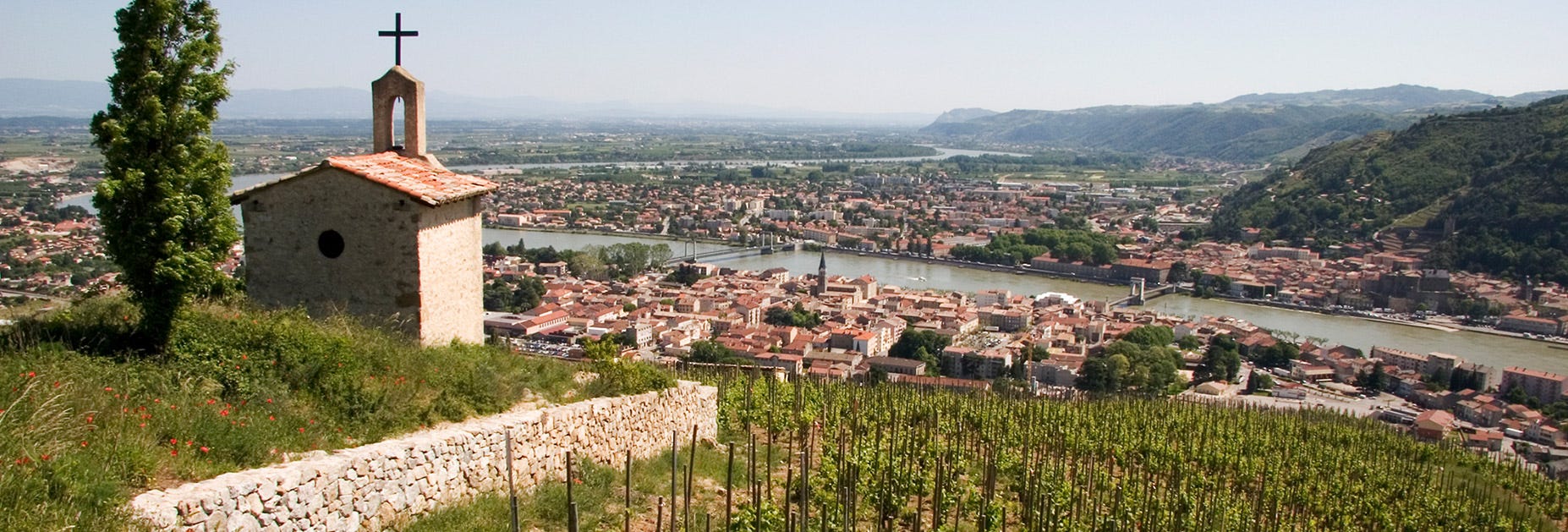 Blick über das Rhônetal