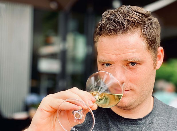 Marcus Leibnitz beim Wein Battle Zürich - Herbst 2022 