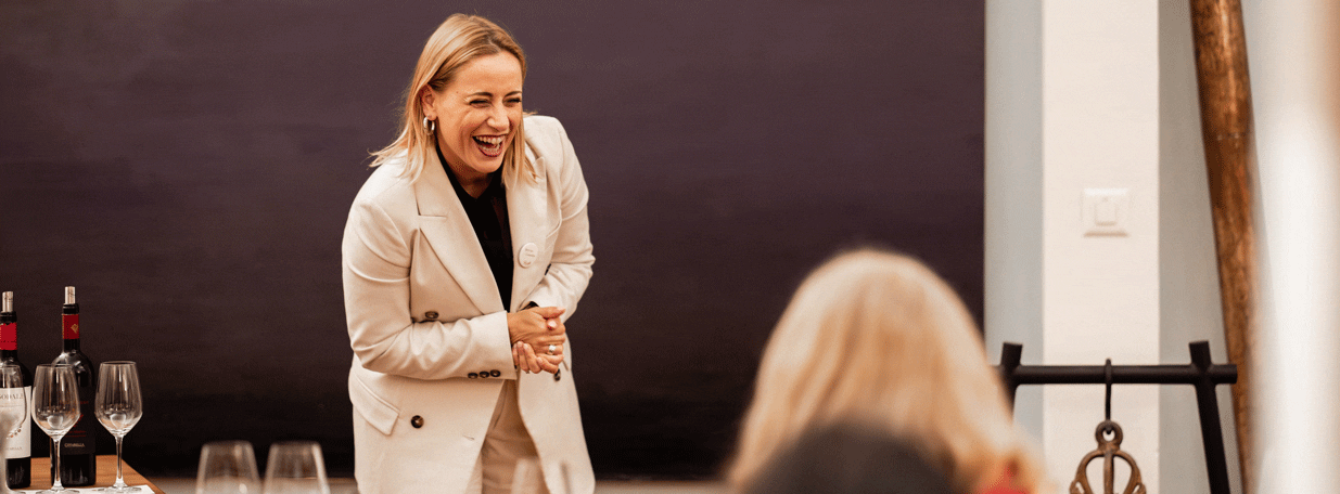Enrica Cotarella vom Weingut Famiglia Cotarella zeigte an ihrem Workshop «Food & Wine Pairing» viel Herzblut.